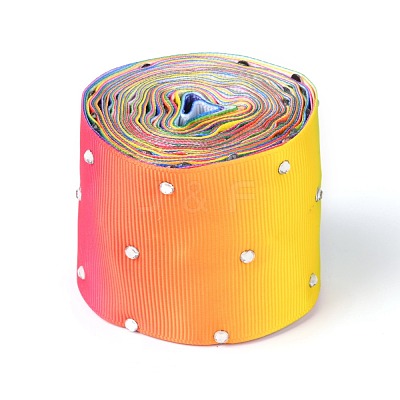 Polyester Grosgrain Ribbon OCOR-G008-05G-1