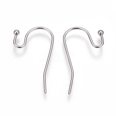 Tarnish Resistant 304 Stainless Steel Earring Hooks X-STAS-P227-33P-1