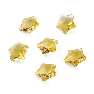 Transparent Glass Pendants GLAA-P037-04-12-1