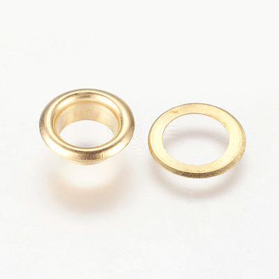Brass Eyelets Ring KK-WH0004-05G-10mm-1