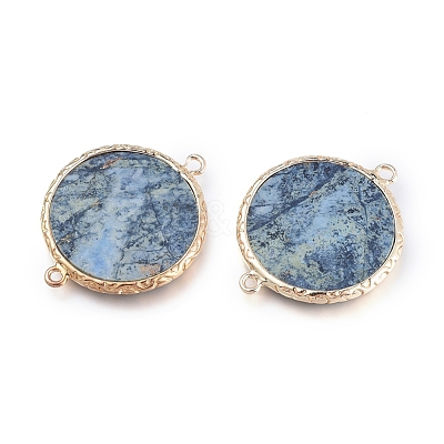 Natural Blue Spot Jasper Links connectors G-L514-025A-1