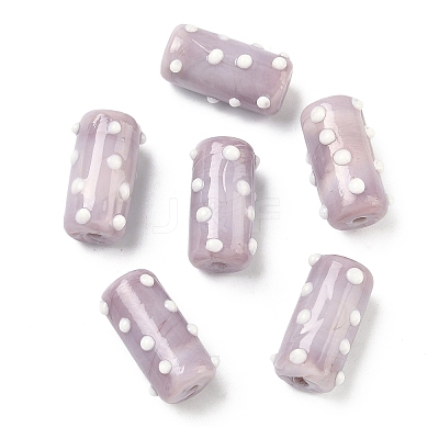 Handmade Lampwork Bumpy Beads LAMP-G170-01B-1