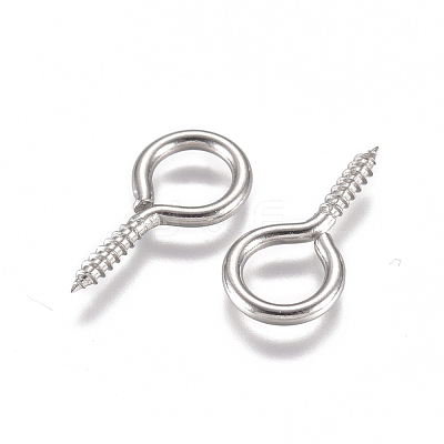 Tarnish Resistant 304 Stainless Steel Screw Eye Pin Peg Bails STAS-L234-165B-P-1