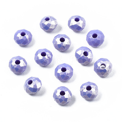 Spray Painted Acrylic Beads MACR-S280-03-1