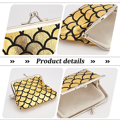 6Pcs 6 Style PVC Wallets for Women AJEW-FG0003-12-1