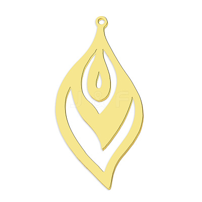 201 Stainless Steel Pendants STAS-S105-LA798-2-1