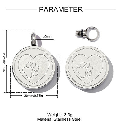 304 Stainless Steel Pendants SA-OY003-65P-01-1