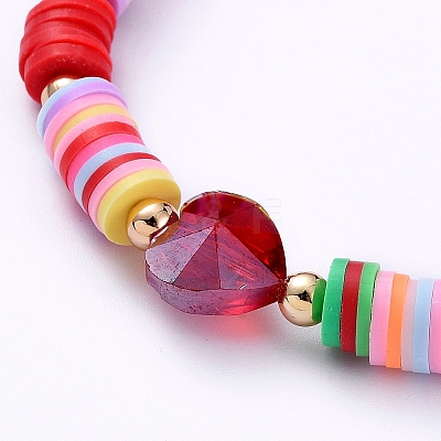Stretch Charm Bracelets BJEW-JB05085-02-1