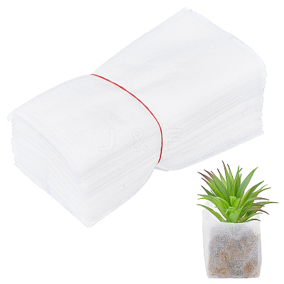 100Pcs Rectangle No-woven Fabric Planting Bag AJEW-WH0709-382A-1