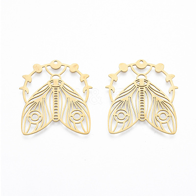 201 Stainless Steel Pendants STAS-N090-LA925-2-1
