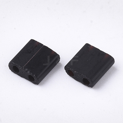 2-Hole Opaque Glass Seed Beads SEED-S023-09E-1