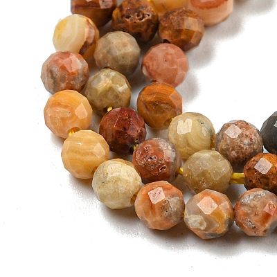 Natural Crazy Lace Agate Beads Strands X-G-A129-3mm-17-1