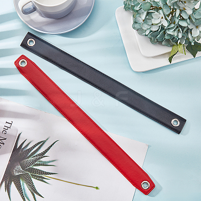 2Pcs 2 Colors PU Leather Bag Straps FIND-CA0003-88-1