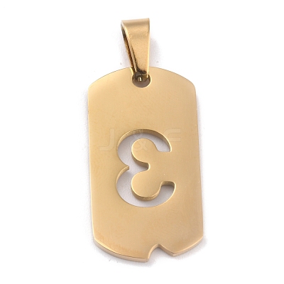 Ion Plating(IP) 304 Stainless Steel Pendants STAS-O127-D03-1