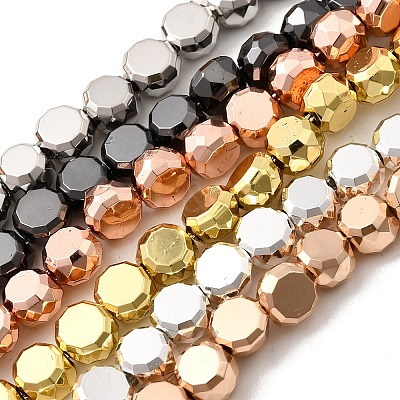 Electroplate Glass Beads Strands EGLA-F166-04A-1