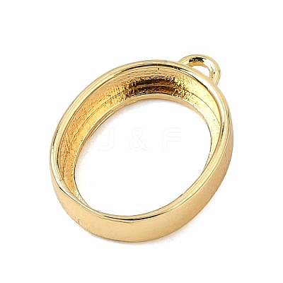 Brass Pendant Cabochon Settings KK-CBA968C-03G-04-1