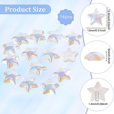 ABS Plastic Beads FIND-BC0003-04-1