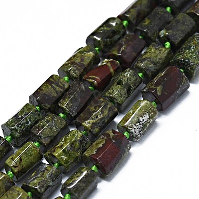 Natural Dragon Blood Beads Strands G-O170-104-1