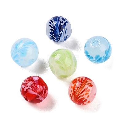 Handmade Lampwork Beads LAMP-T023-03B-01-1