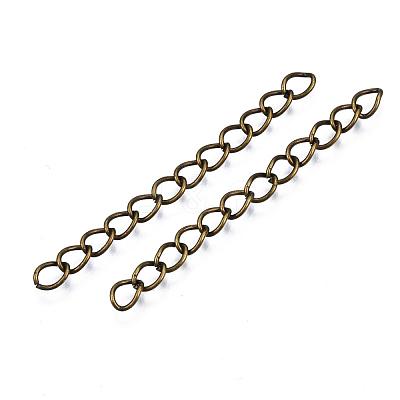 Iron Ends with Twisted Chains CH-CH017-5cm-AB-1