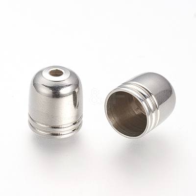 Tarnish Resistant 201 Stainless Steel Cord Ends STAS-R090-39-1