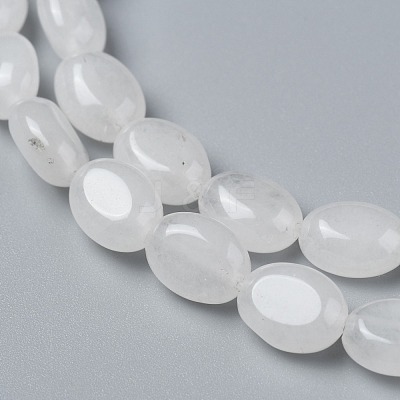 Natural White Jade Beads Strands G-Z006-A34-1