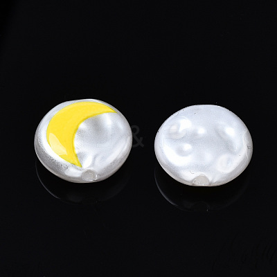 3D Printed ABS Plastic Imitation Pearl Beads KY-S168-013-1