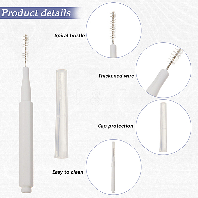 Plastic Cleaning Brushes AJEW-WH20020-195I-1