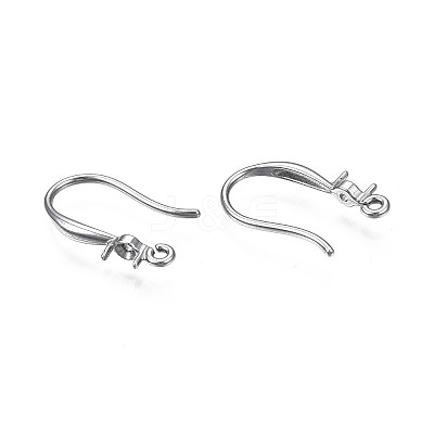 304 Stainless Steel Earring Hooks LS-X-STAS-S057-61-1