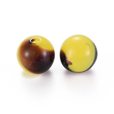 Transparent Handmade Blown Glass Globe Beads GLAA-T012-31A-01-1