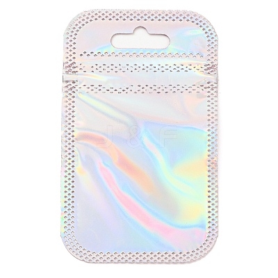Plastic Glitter Holographic Packaging Yin-yang Resealable Bags OPP-D003-04A-1