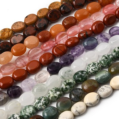 Natural & Synthetic Mixed Stone Beads Strands G-M420-D-01-1
