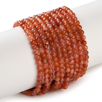 Natural South Red Agate Beads Strands GG-CBA6824-A01-01-1