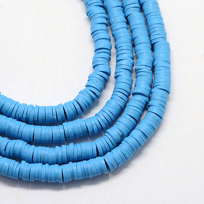 Handmade Polymer Clay Beads X-CLAY-R067-3.0mm-33-1
