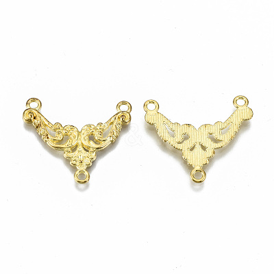 Tibetan Style Alloy Chandelier Component Links X-TIBE-N011-010G-RS-1