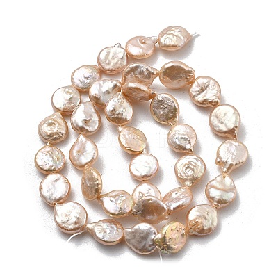 Natural Baroque Keshi Pearl Beads Strands PEAR-P064-08F-05D-1