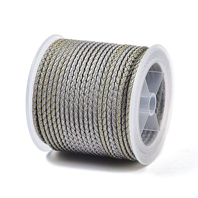 11M Polyester Braided Cord with Cotton Core & Metallic Thread OCOR-Z006-01-31-1