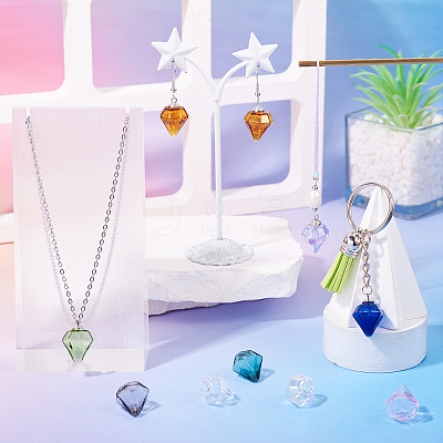DIY Diamond Glass Bottles Pendants Making Kits DIY-TA0012-40C-1