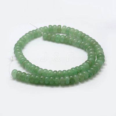 Natural Green Aventurine Bead Strands G-G734-04-5x8mm-1