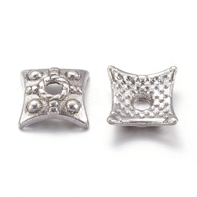 Tibetan Style Alloy Bead Caps X-LF0573Y-NF-1