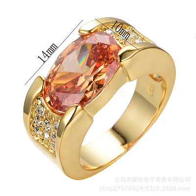 Brass with Cubic Zirconia Finger Rings FS-WG2B993-27-1