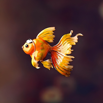 Goldfish Enamel Pins PW-WG85AC2-02-1
