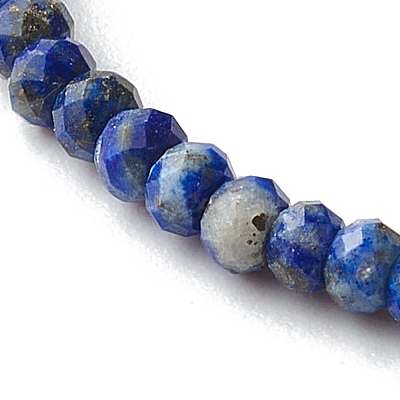 Natural Lapis Lazuli Beaded Bracelets BJEW-JB06384-08-1