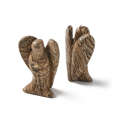 Natural Map Stone Carved Angle Figurines GG-CBA9C2C-A21-1