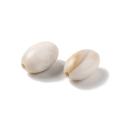 Two Tone Opaque Acrylic Beads MACR-M044-10-1