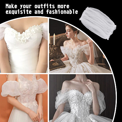 Detachable Polyester Wedding Dress Straps AJEW-OC0004-84-1