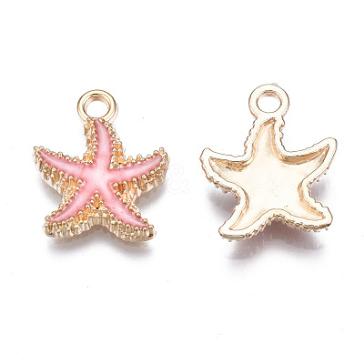 Alloy Enamel Pendants X-ENAM-S121-023-1