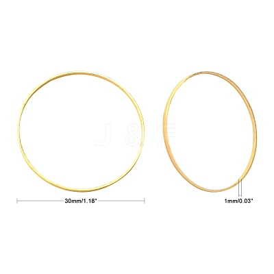 Brass Linking Rings EC18730MM-G-1