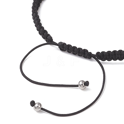 Round Natural Mixed Gemstome Bead Braided Bracelets for Women BJEW-JB13332-1