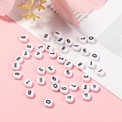 Acrylic Beads SACR-JQ0001-06-1